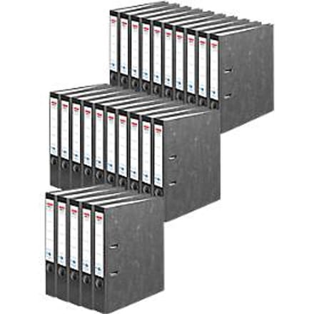 herlitz ordner maX.file nature, A4, rugbreedte 50 mm, 25 stuks, zwart