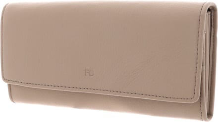 FREDsBRUDER Leren Portemonnee Flappy Wallet BG Cream Beige