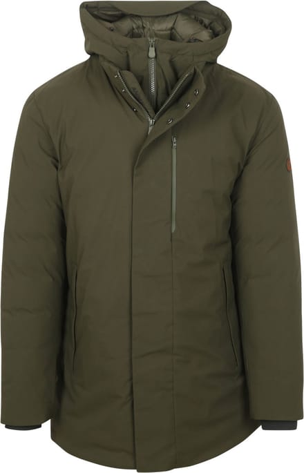 Save The Duck Jas Sesle Hood Olive - Maat L - Heren - Functionele jassen
