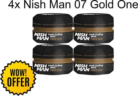 Nishman- Hair Wax- 07 Gold One 4 stuks