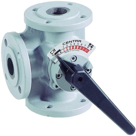 Resideo Driewegflensmenger DR GG 20, grijs, PN 6, recht DN 65, DR65GFLA