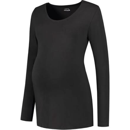 Prénatal zwangerschapstop basic Black M Dames