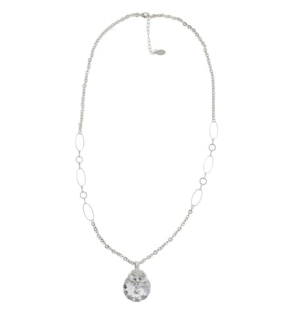 Behave - Ketting - Dames - Zilver kleur - Steen - Lange ketting - Hanger - 70 cm