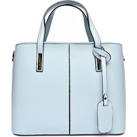 Anna Luchini Turquoise Rundleer Tas