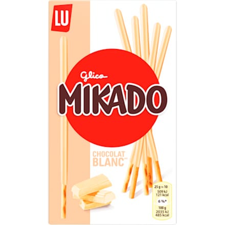 Mikado Chocolade Koekjes Wit