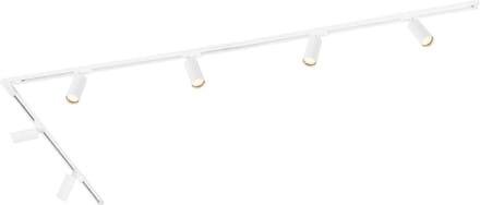 Ledvion - LED Railverlichting 3M + 6 Railspots (5W - 2700K - Wit - Dimbaar) - 1-Fase