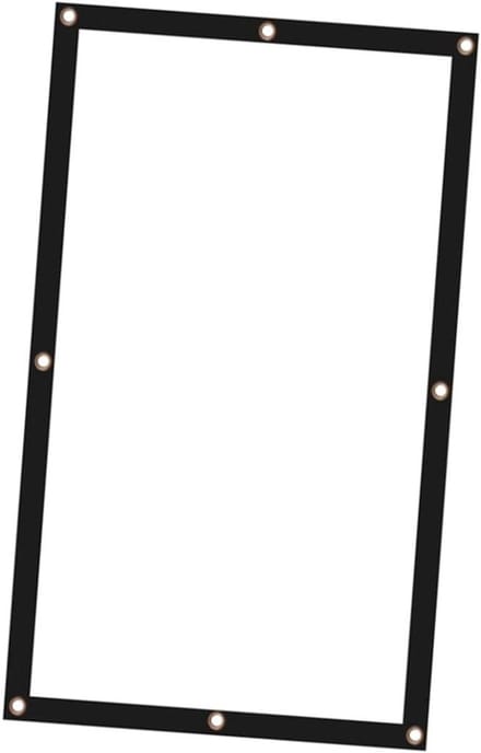 Projectiescherm - Draagbaar Scherm - Thuisbioscoop Presentatie - Gelijkmatige Lichtverspreiding - 84 Inch - Wit