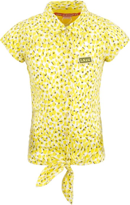 Lovestation22-Meisjes blouse Fatimah-Geel