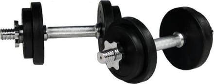Gorilla Sports Dumbellset - Halterset - Rubber - 20 kg