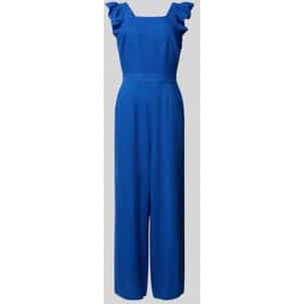 Loose fit jumpsuit van een mix van viscose en linnen, model 'ISMA'