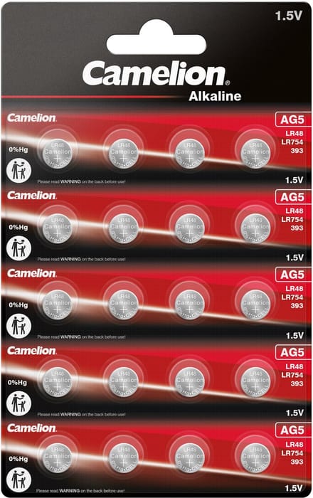 Camelion Alkaline AG5 1,5V blister 20