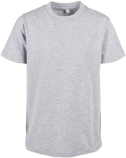 Build your Brand Kids´ Organic Basic Tee BY186 - Heather Grey - 158/164