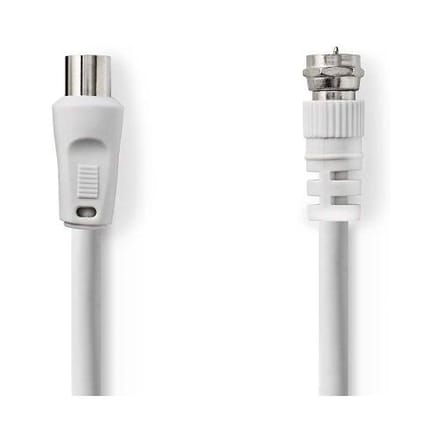 Nedis Coax Kabel 1.5 Meter-Wit (Diversen) Nieuw