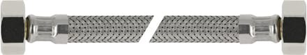 Bonfix Flexibele RVS aansluitleiding - 100 centimeter 3/8 x 3/8 - 2 x binnendraad