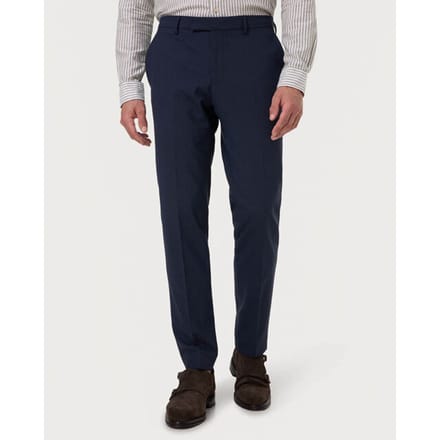 Slim fit pantalon met persplooien, model 'Ryan'