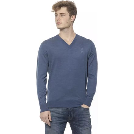 Billionaire Italian Couture Blauw Kasjmier Sweater