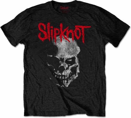 Slipknot - Gray Chapter Skull Heren Tshirt - S - Zwart