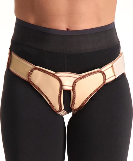 Orliman Dubbelzijdige Liesbreukband - S - Universeel - Beige