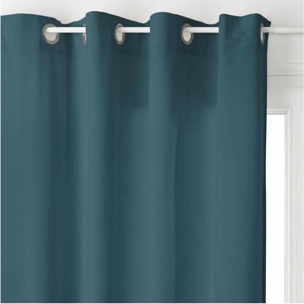 Gordijn Atmosphera Lilou Blauw Polyester (140 x 260 cm)