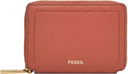 FOSSIL Kaarthoes Logan Zip Around Card Case RFID Nebula Terracotta