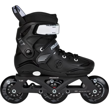 Powerslide Jet Pro Black Adjustable Inline Skates Zwart EU 27-30