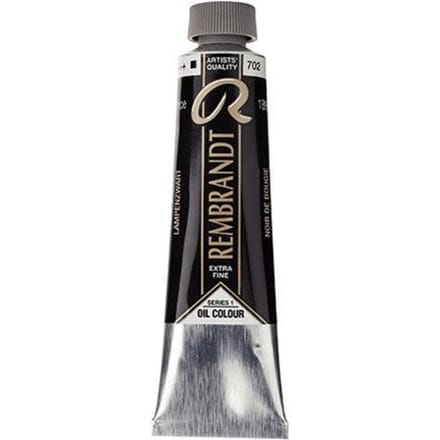 Rembrandt Olieverf Tube 40 ml Lampenzwart 702