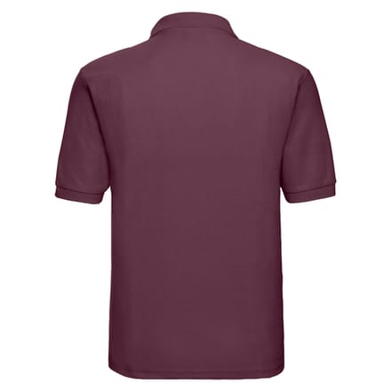 Russell Heren Klassiek Polycotton Poloshirt (Bourgondië)