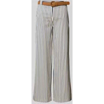 wide fit broek met viscose