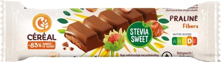 Céréal Chocolade reep praline stevia (42g)