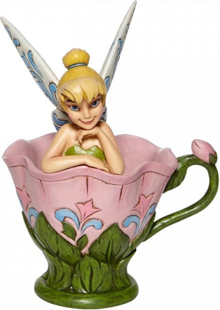 Enesco - Disney - Tinkerbell zittend in een bloem figuur