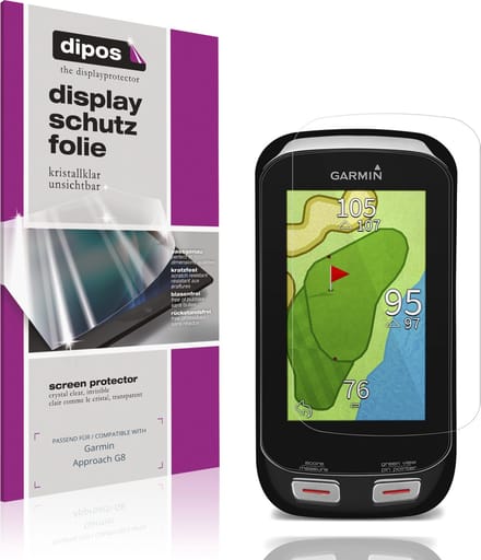 dipos – 2x Beschermfolie geschikt voor Garmin Approach G8 | Krasbestendige & heldere Screenprotector Ultra-Thin
