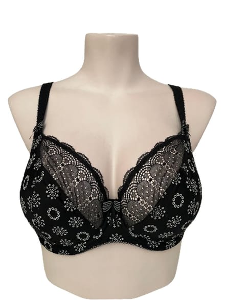 Freya - Faye - bh - zwart - maat 70E