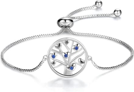 Montebello Armband Caia Love - Messing Verzilverd - Hartje - Levensboom