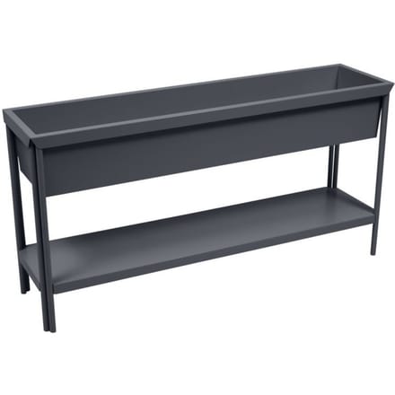 Fermob - TERRAZZA Plantenbak - 47 antraciet mat - M - 4 - 6 Wochen