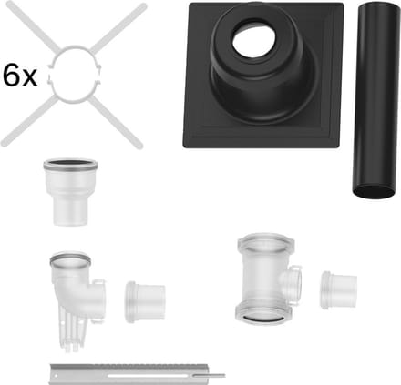Bosch Afvoer toebehoren FC-Set110-C(14)3x Basis-bouwset C(14)3, d:110mm, 7738113341