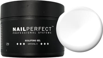 NailPerfect LED/UV Sculpting Gel Crystal II - 45gr