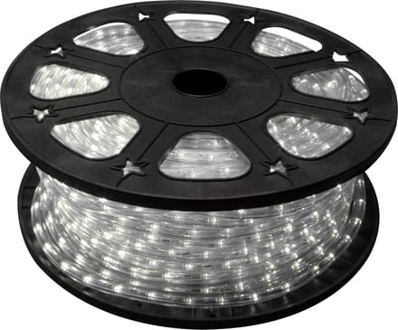 HQ-Power Lichtslang, 36 leds/meter, 1 kanaal, voor binnen en buiten, koudwit, 45 m