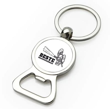 Akyol - beste brandweerman flesopener - Beste brandweerman - collega - cadeau - 9 bij 3 cm