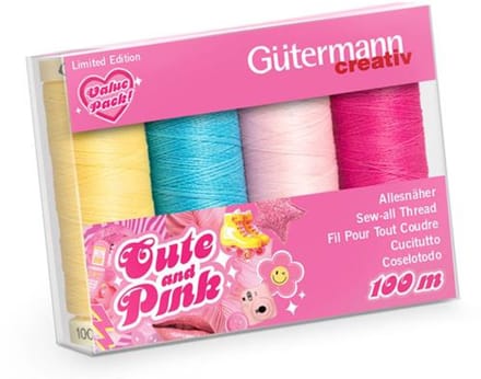 Gütermann Cute and Pink - Naaigarenset - 4x100m - 1st