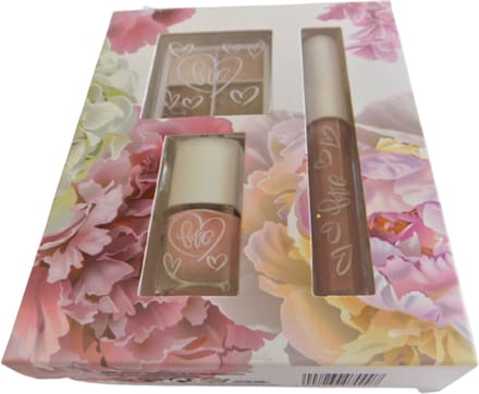 Love Make-Up Set - Nude - Oogschaduw / Nagellak / Lipgloss - Zacht roze / Nude - Set van 3
