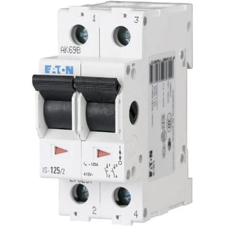 Hoofdschakelaar 2-polig 16 A 2x NC, 2x NO 240 V/AC Eaton 276255