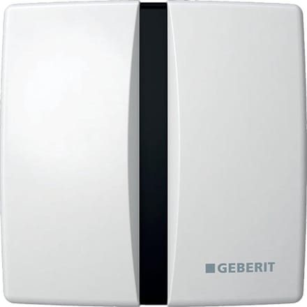 Geberit Urinoir Basic stuursysteem batterijvoeding - 16x16cm - met infrarood - voor frontbediening - alpien wit