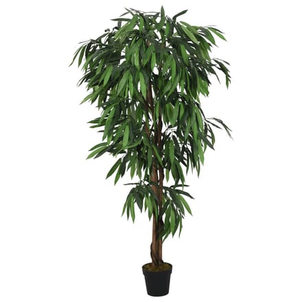 vidaXL - Kunstplant - mangoboom - 900 - bladeren - 180 - cm - groen