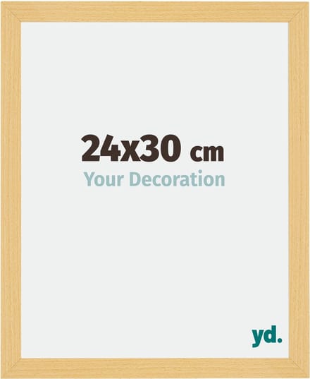 Your Decoration - Fotolijst 24x30 cm - MDF - Beuken Decor - Mura