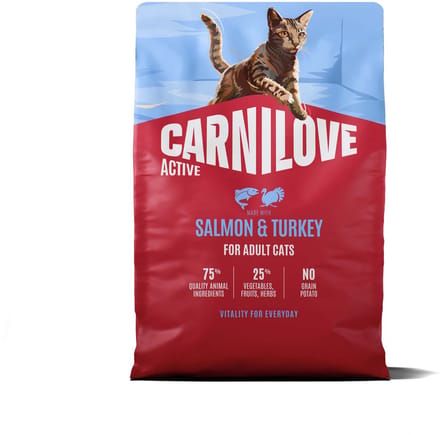 Carnilove active adult all breeds salmon / turkey