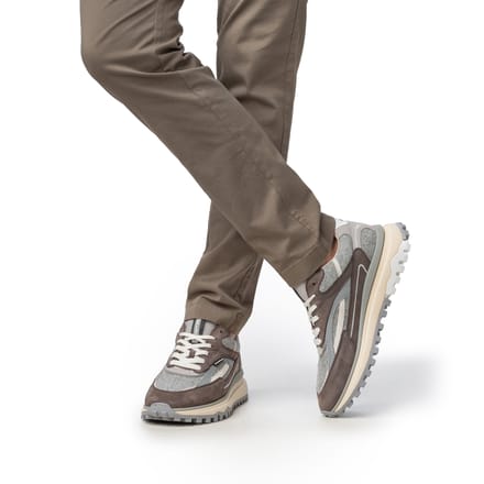 Floris Van Bommel Sfm-10172 De Gripper Sneakers - Nubuck - Heren - Grijs - Maat 43⅓