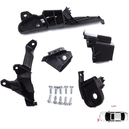 BHL569-1 Support de réparation de support de phare Ensemble d'onglets côté gauche pour Renault Clio MK5 B7 BF 2019-On 260E70544R