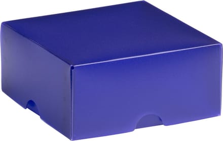 Cadeauverpakking klein vierkant, BUDGET, 8x8x4cm VIOLET (100 stuks)