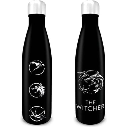 Aluminium Drinkfles Pyramid The Witcher Sigils Metal