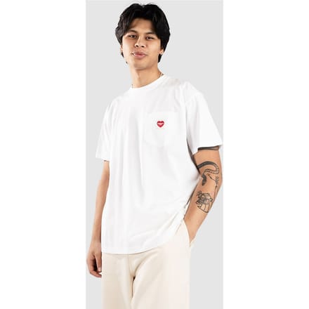 Carhartt WIP Pocket Heart T-Shirt wit